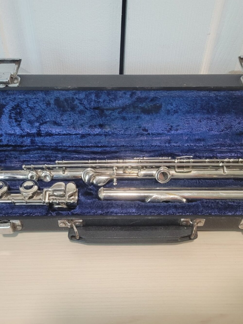E.M. Winston Boston Silver-Plated Student Concert Flute w/ Hard Case PARTS AS-IS